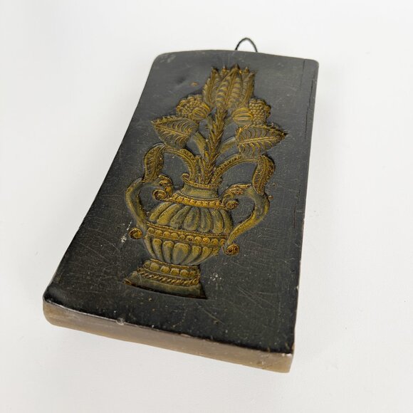 Rare Vintage Antique Bavarian Wax Relief Sculpture Rustic Primitive Folk Art - Picture 3 of 3